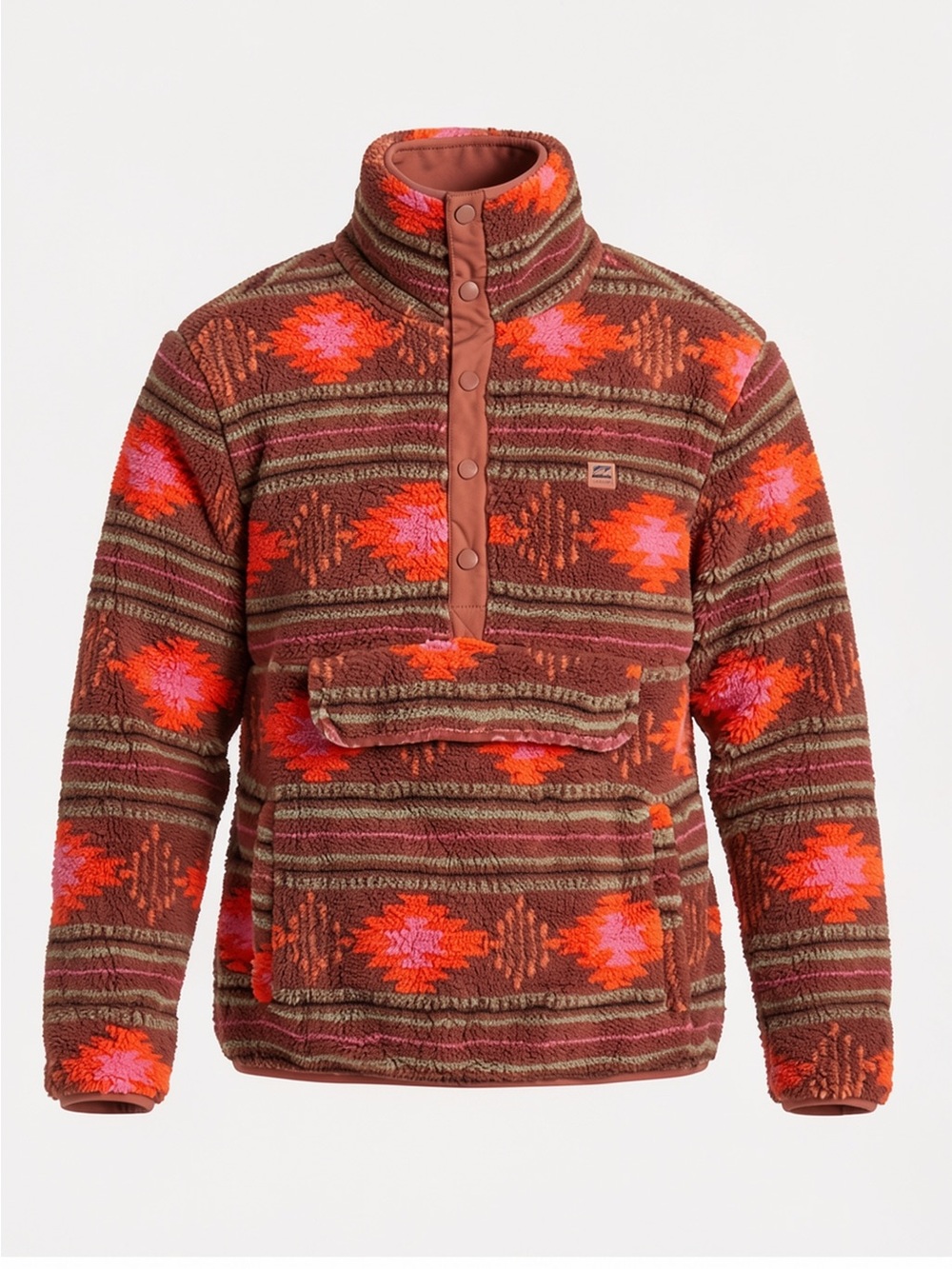 Billabong A/Div Switchback Sherpa Fleece Pullover Southwestern Aztec
